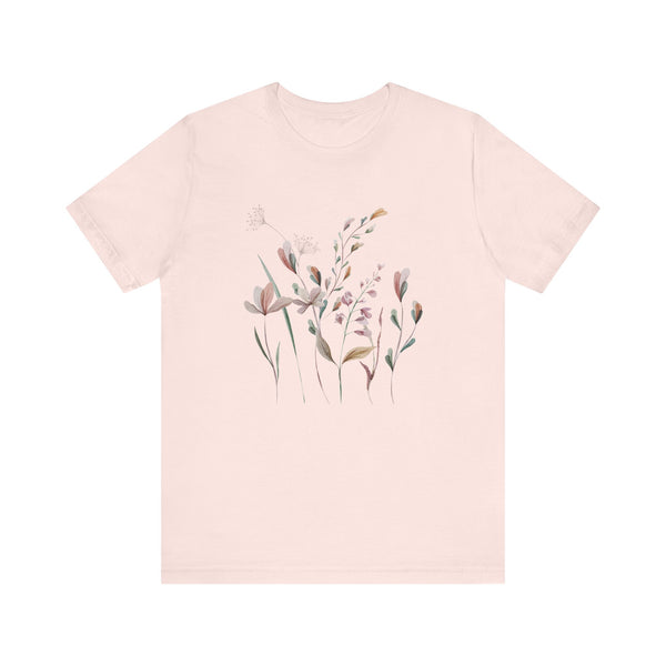 Rowan Floral Meadow Awesome Unisex Jersey Short Sleeve Tee Marvelous Studio T-shirt