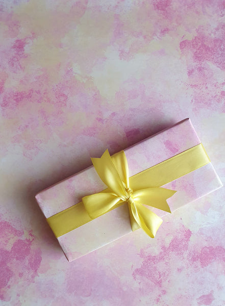 Pinky Promise Luxury Wrapping Paper pink yellow