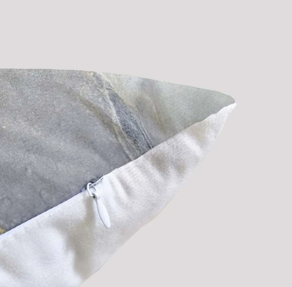 Black Grey White Gold Abstract Marble Velvet Cushion Cover Pillow 45cm x 45 cm UK