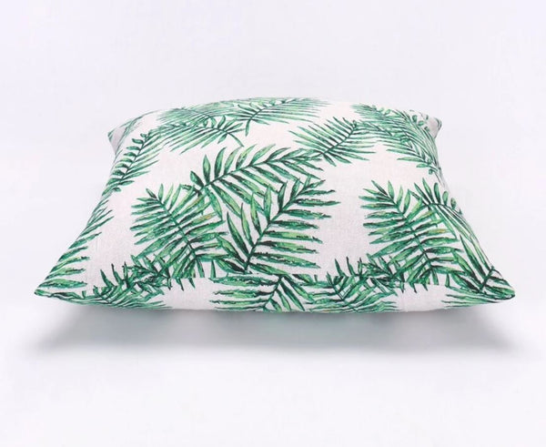 Tropical Leaves Cushion Cover Pillow 45cm x 45 cm double side print